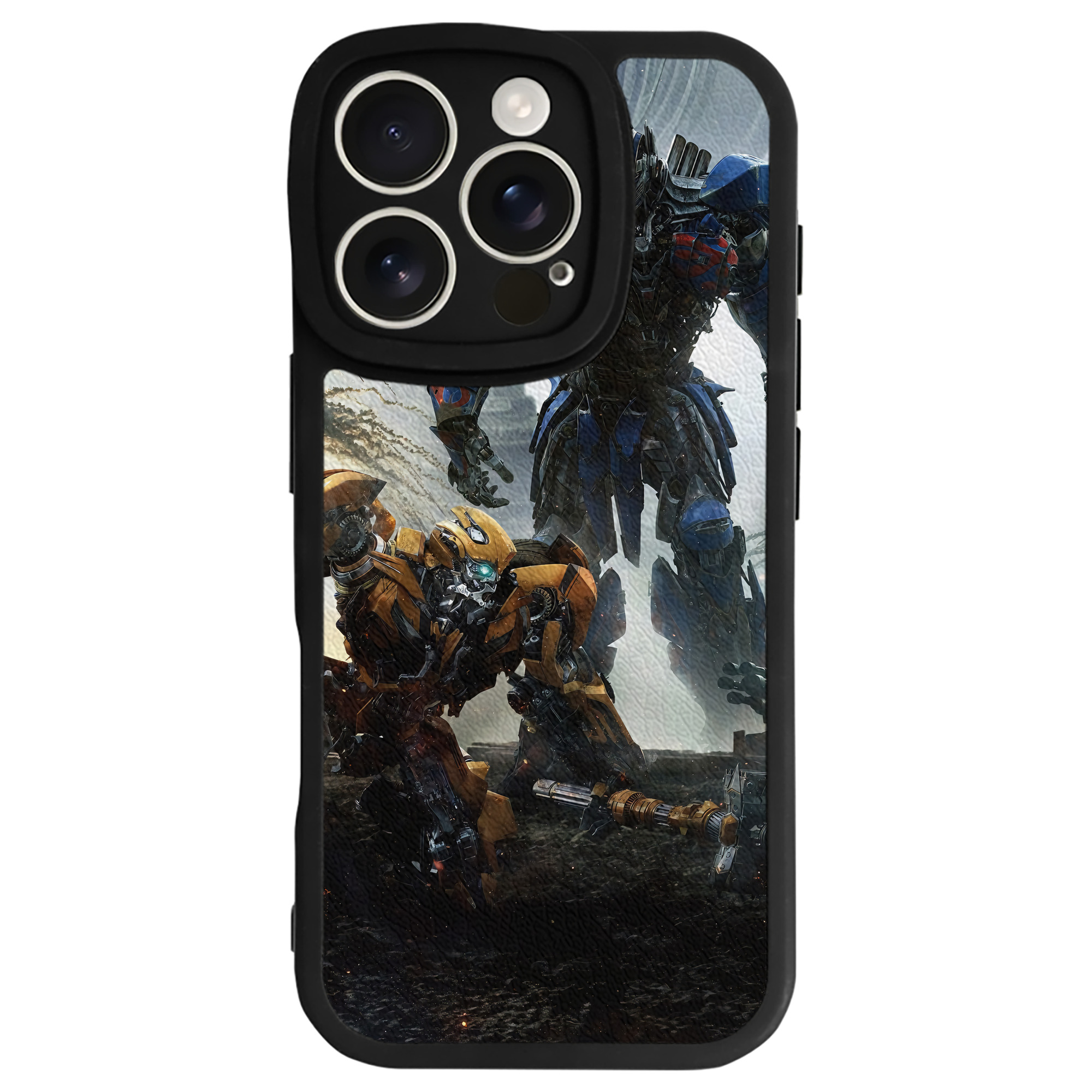 （画像用） Transformers トランスフォーマー 【iPhone 16シリーズ対応】シリコンスマホケース（レザー調） 材質：シリコン